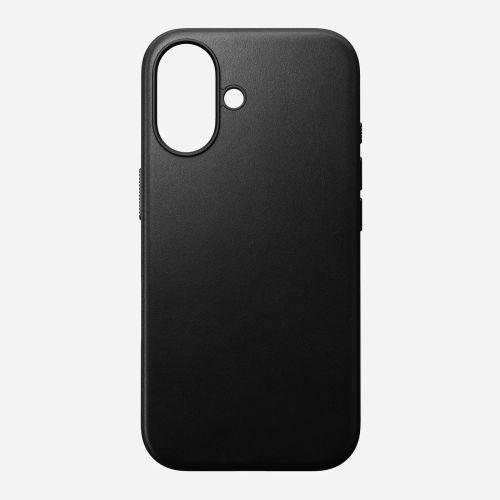 Nomad Modern Leather Case w/MagSafe iPhone 16 - Black