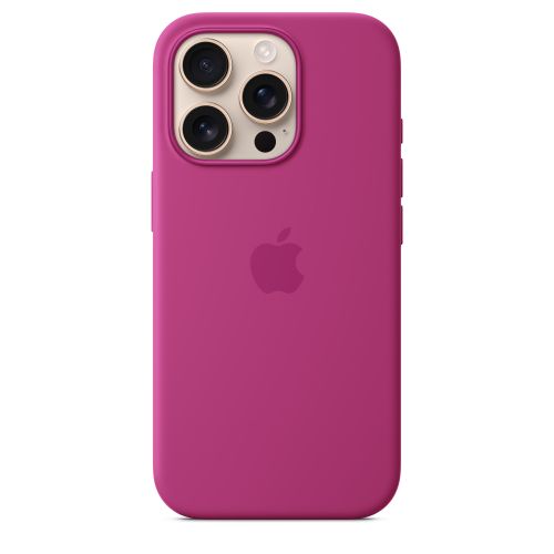 Apple iPhone16 Pro Silicone Case w/ MagSafe - Fuchsia