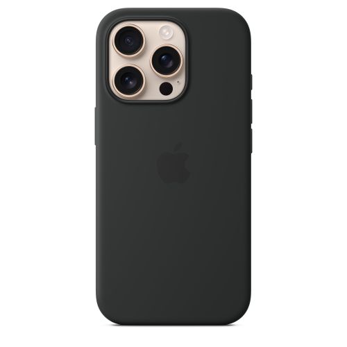 Apple iPhone16 Pro Max Silicone Case w/ MagSafe - Black