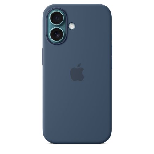 Apple iPhone16 Silicone Case w/ MagSafe - Denim