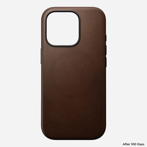 Nomad Modern Leather Case w/MagSafe iPhone 16 Pro - Brown